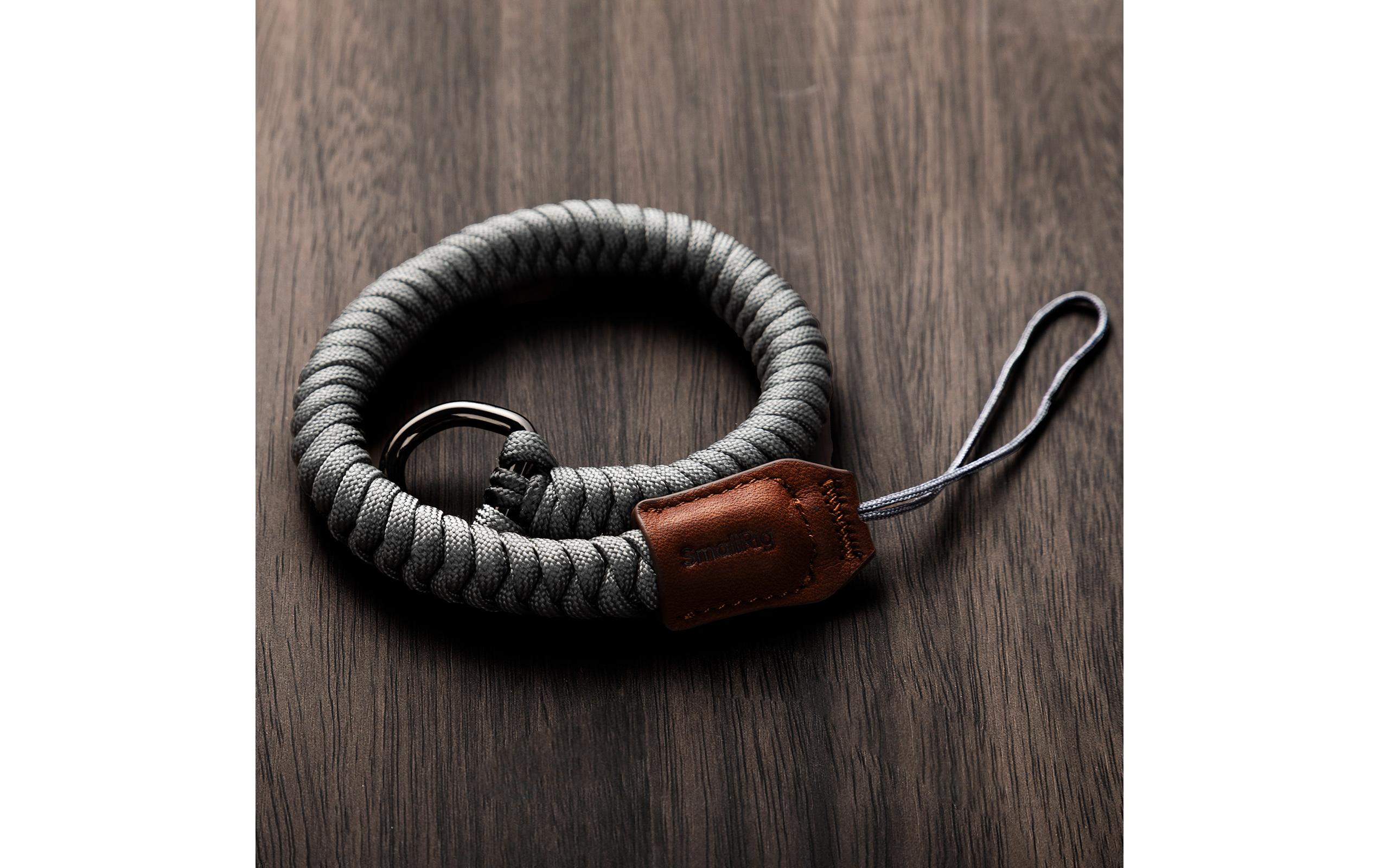 Universal Braided Wristband GrauKamera-Armband