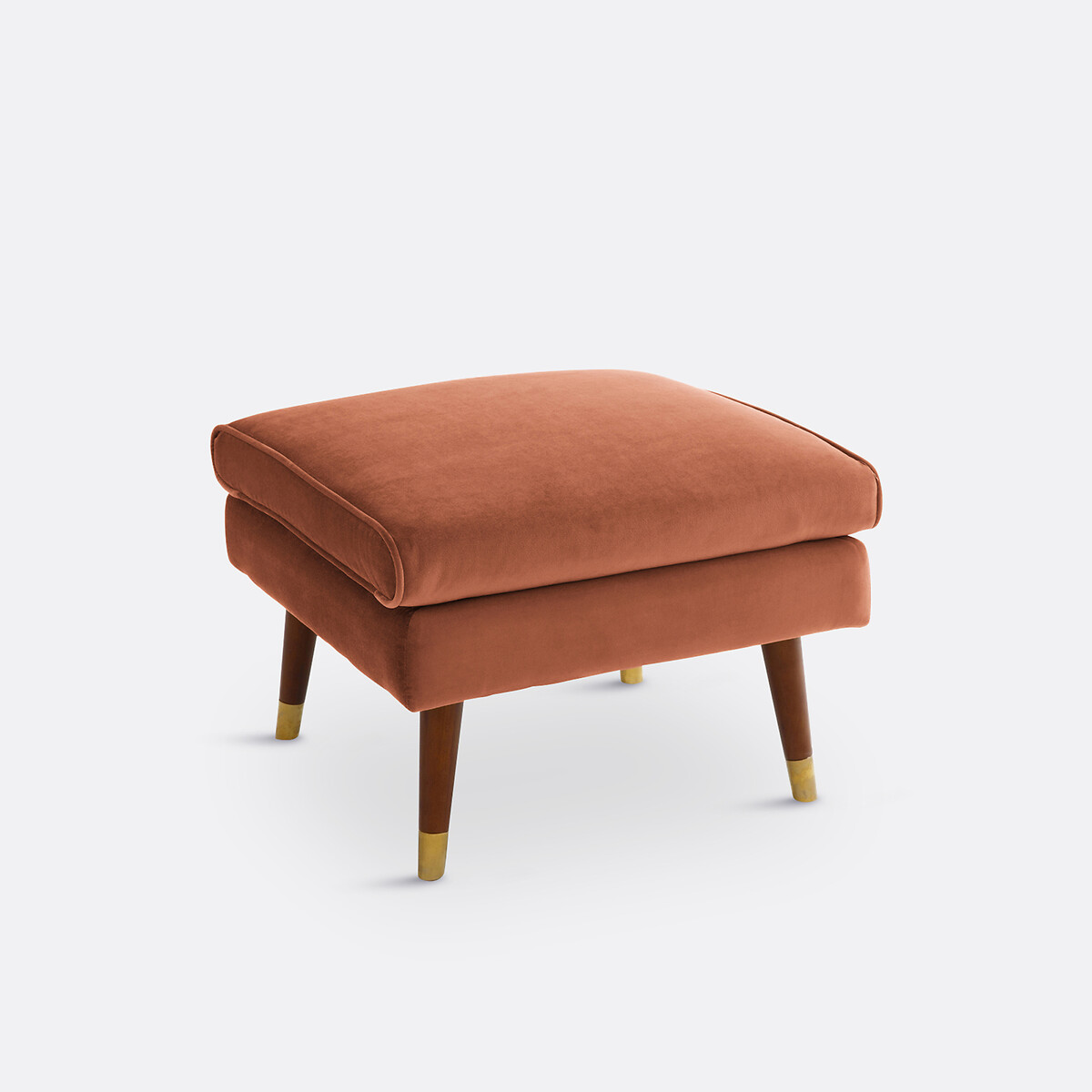 LA REDOUTE INTERIEURS<br>Puff de veludo (Y)