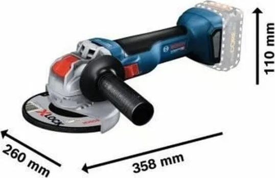 Bosch AKKUVINKELSLIBER GWX 18V-10 SOLO - SOLO