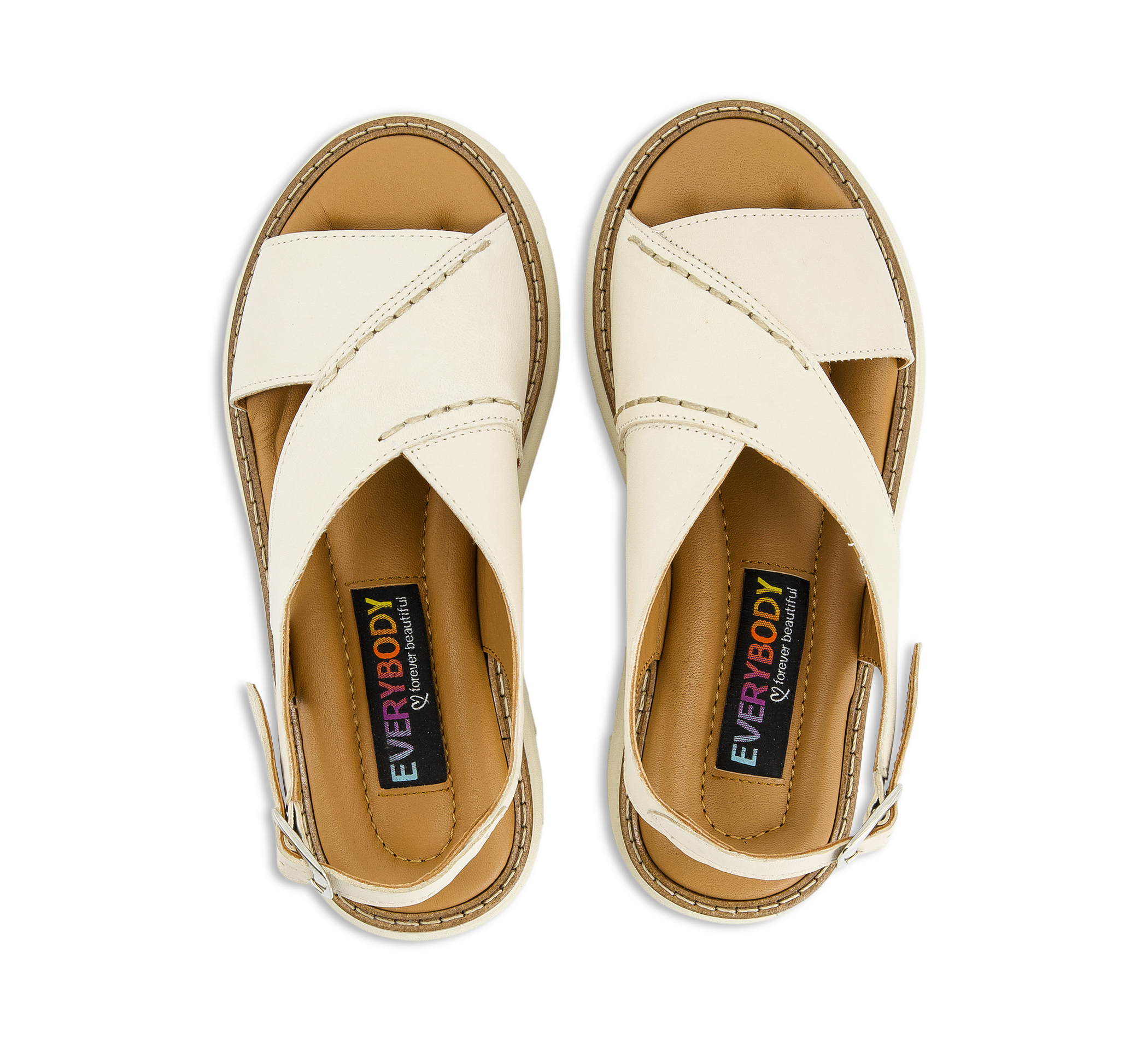 Everybody Carota - Riemchensandalen weiss