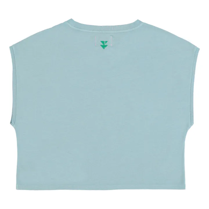 Sisters Department T-shirt Francesca Coton et Lin | Bleu ciel