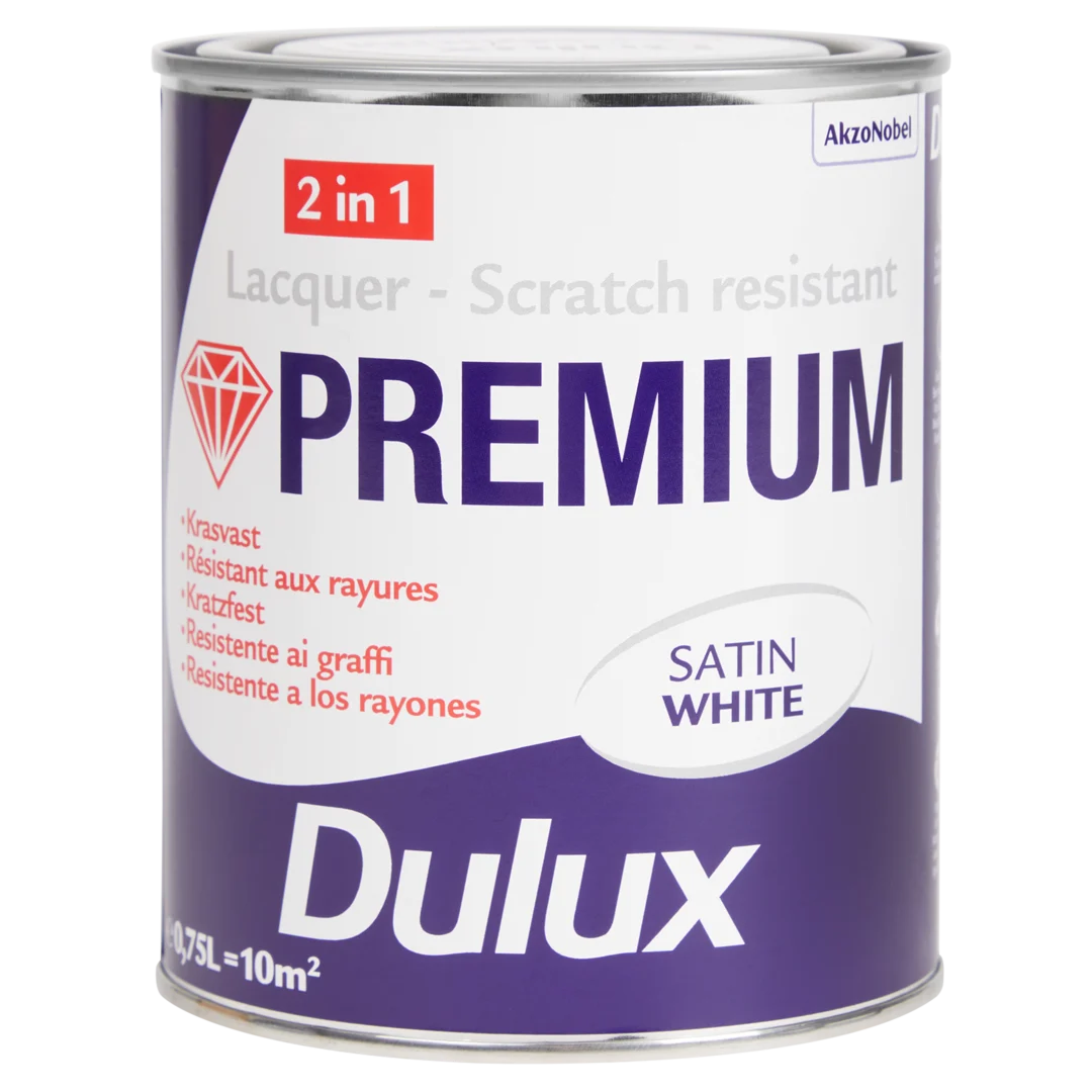 Peinture acrylique Dulux Satin White
