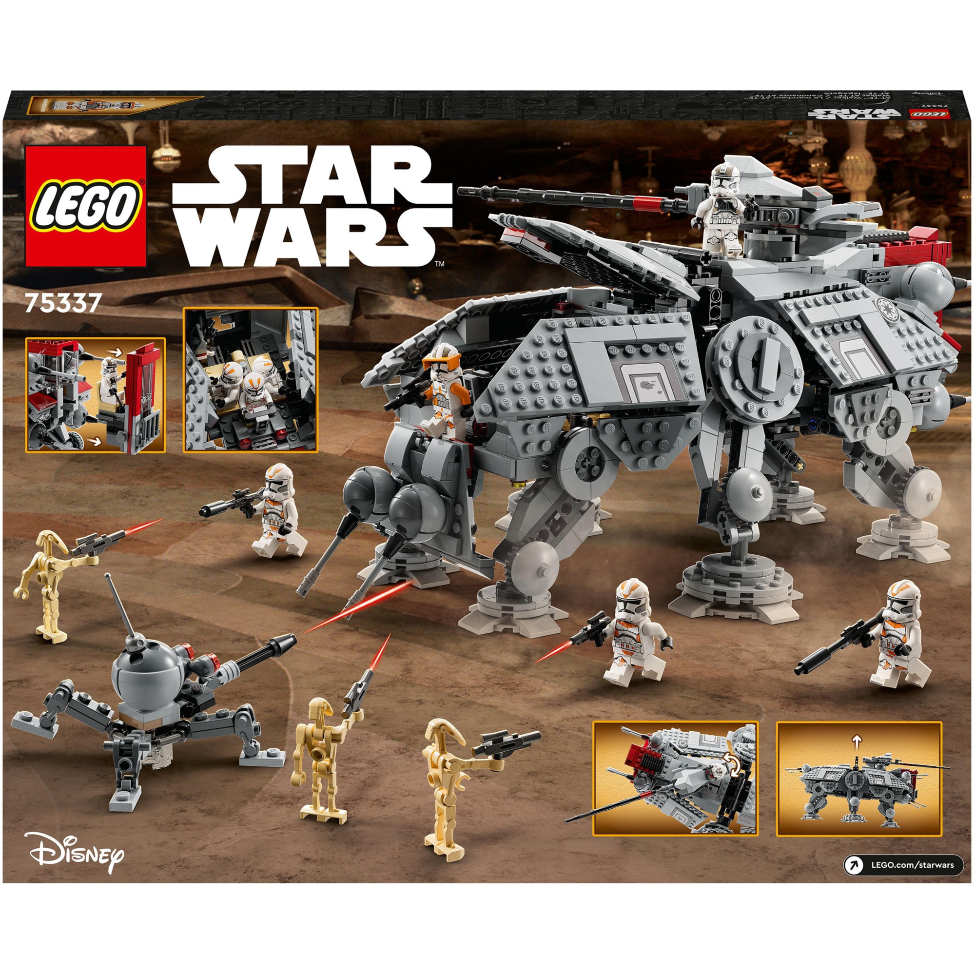 LEGO Konstruktionsspielzeug Star Wars AT-TE Walker
