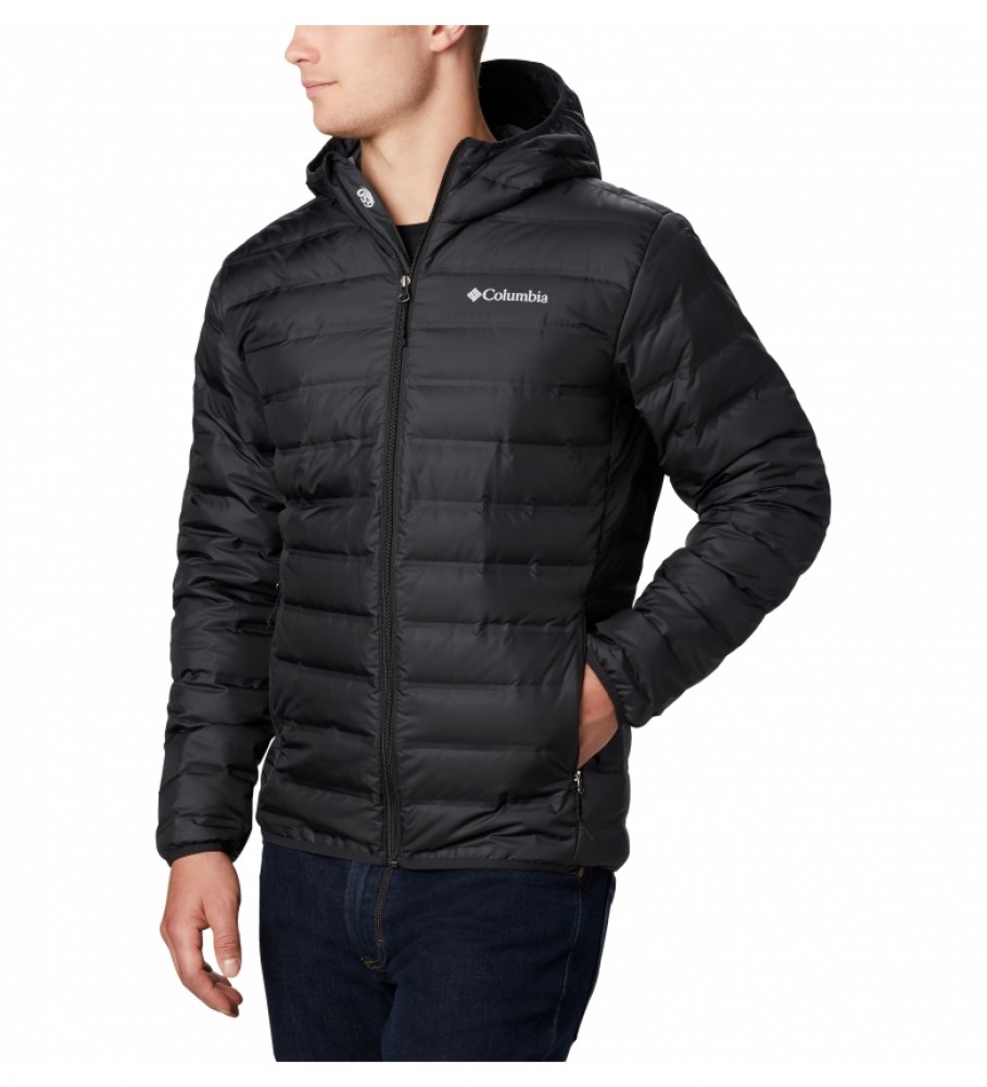 Jaqueta com capuz e forro de plumas Columbia Plumn Lake 22, preta