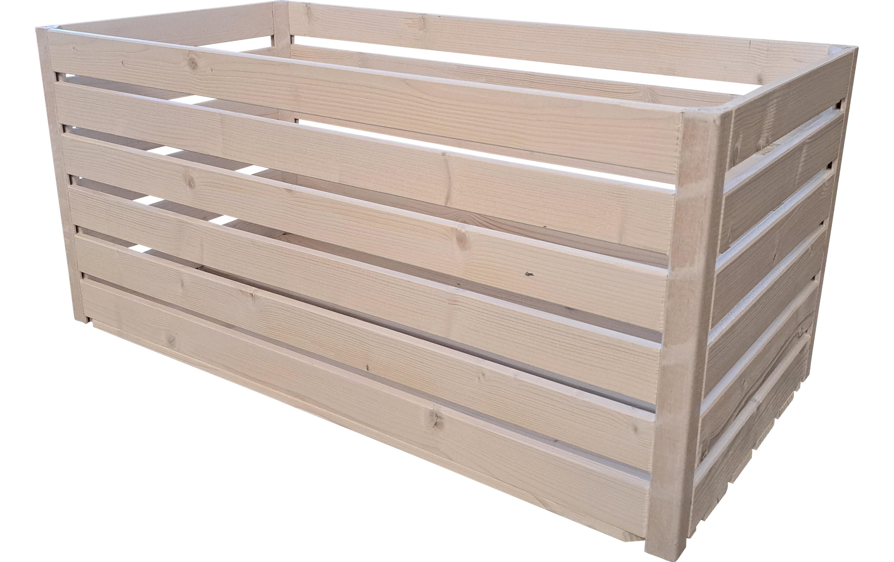 Holzharasse Weiss, 35 x 70 x 32 cmModulares Wohnregal