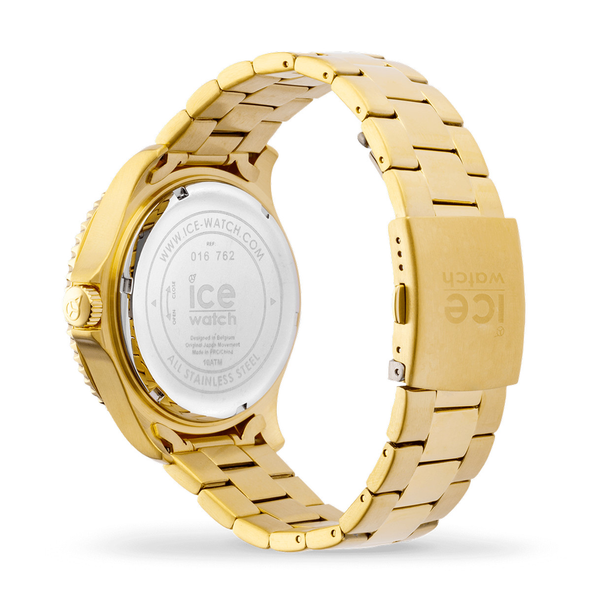 Montre Ice Watch homme acier doré