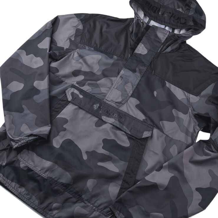 Columbia challenger windbreaker Black mod camo print, black