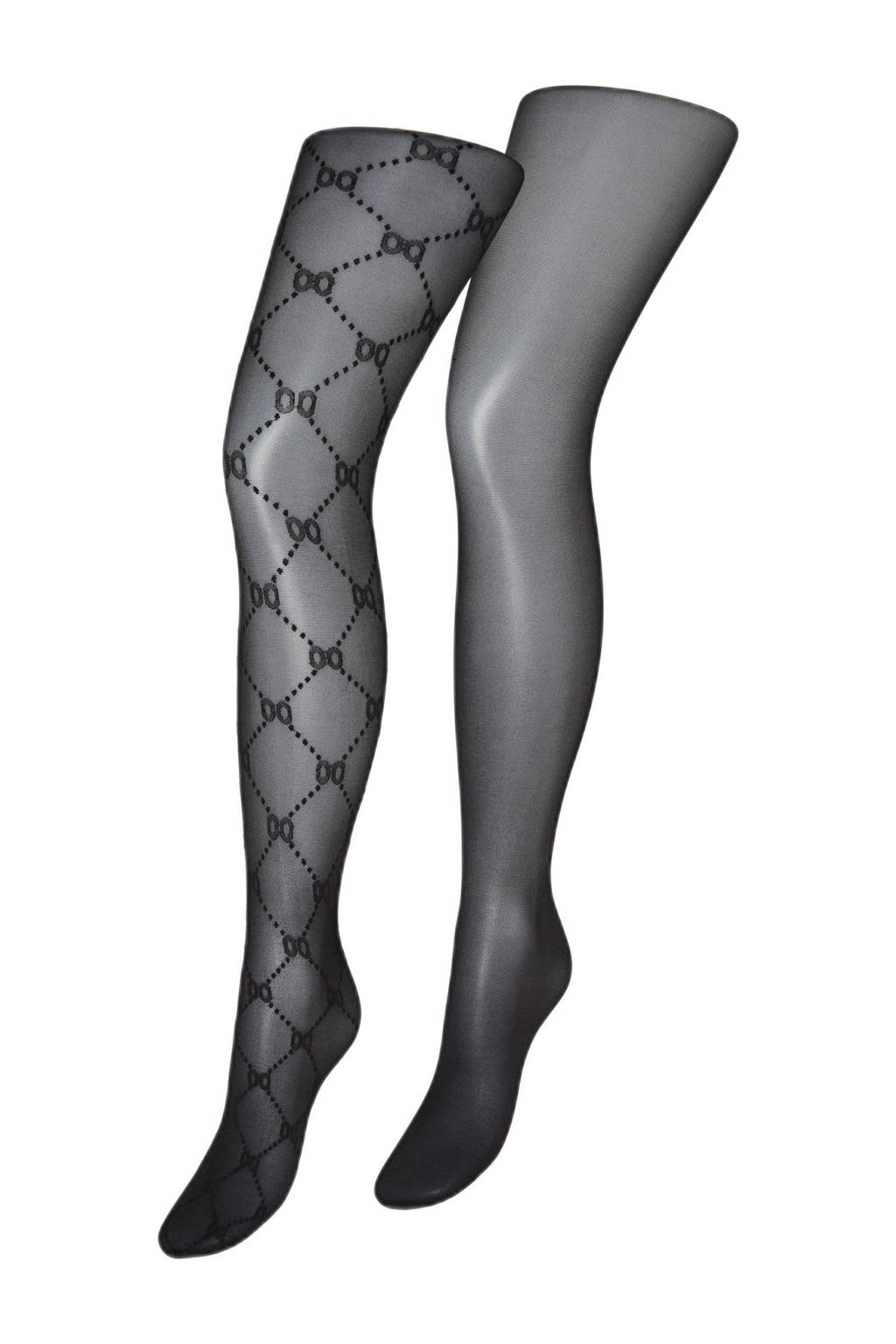 MAMALICIOUS zwangerschapspanty MLJANE 20 denier - set van 2 zwart