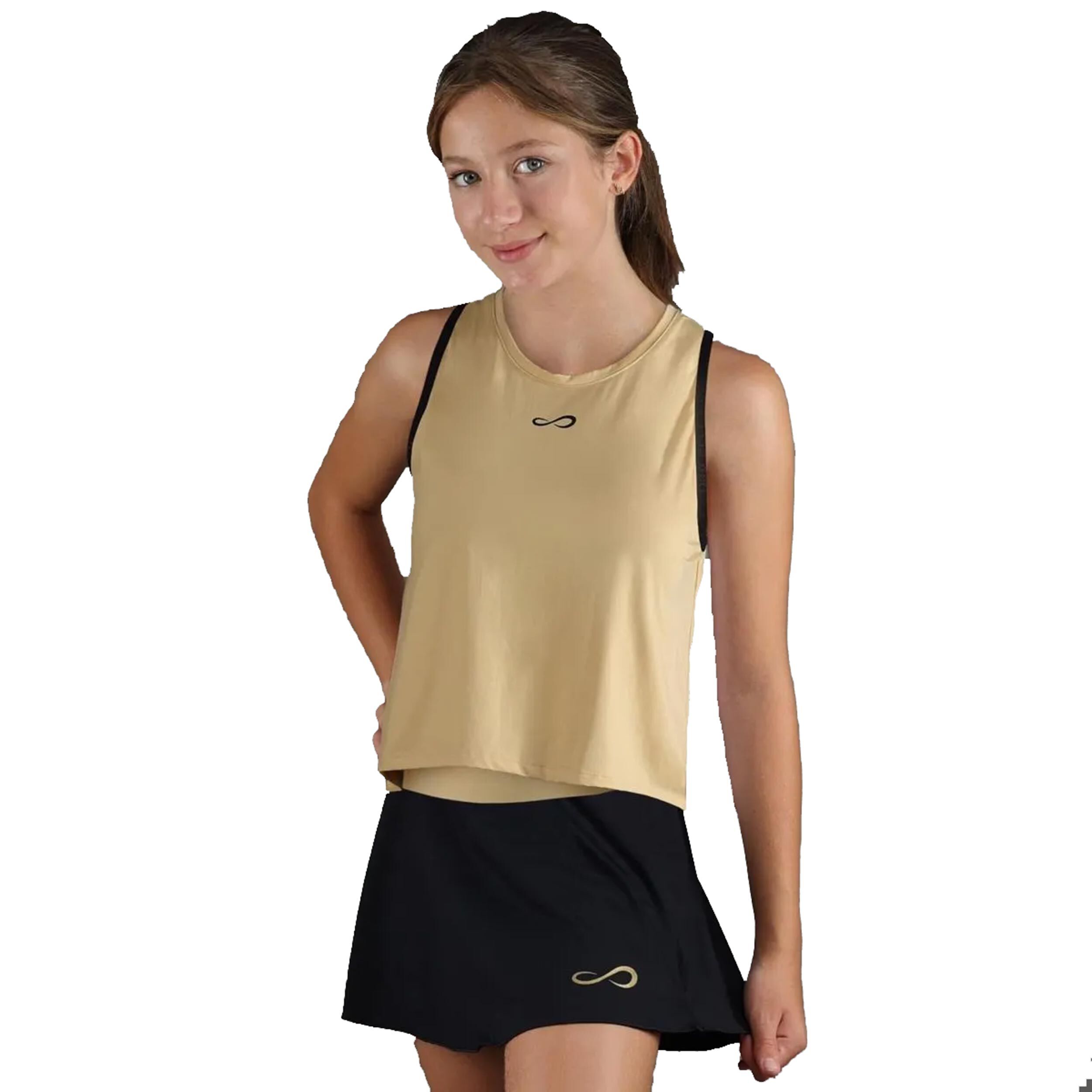 Endless Court Débardeur Tank Top Femmes - Or