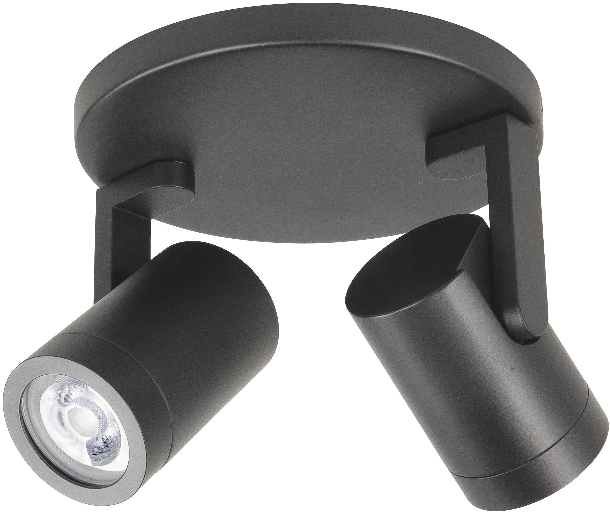 Plafondlamp Zwart Halo B17 x D17 cm