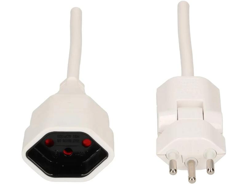 Max Hauri Verlängerungskabel 0.5 m T13 - T12 Clip-Clap, Wei TD-Verlängerung 0.5 m mit Clip-Clap-Stecker