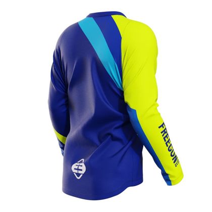 Maillot cross Shot by Freegun RAINBOW 2023 - Bleu / Noir
