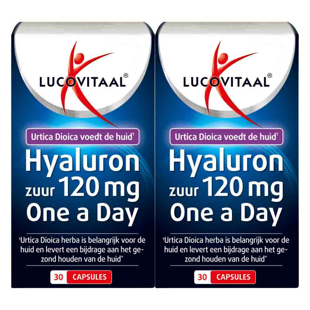 2x Lucovitaal Hyaluronzuur 120mg One A Day30 capsules