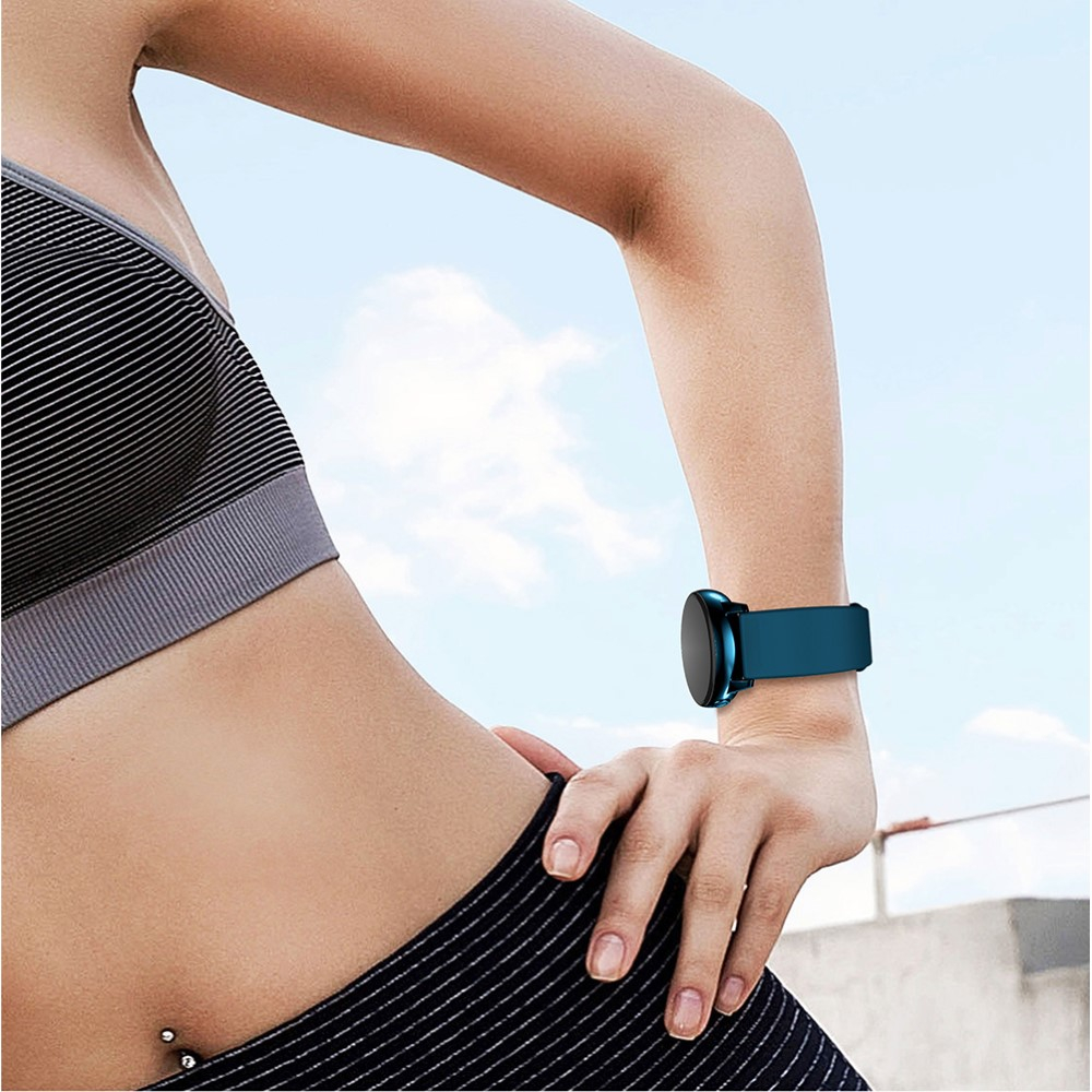 Garmin Vivoactive 4S / Vivomove 3S Silikon Sport Armband (Gelenkumfang: 170-210mm) - Petrol