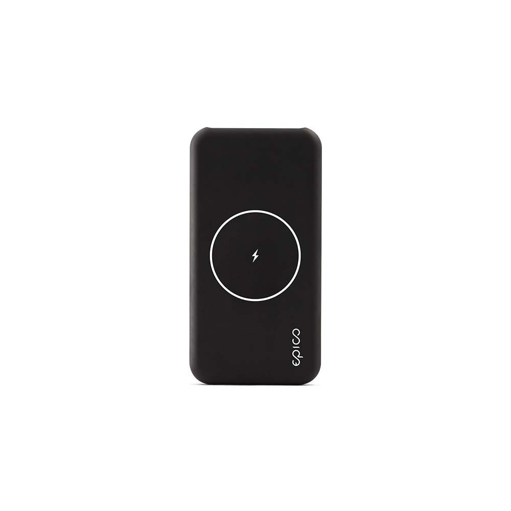 (18W) 10000mAh Qi Wireless Powerbank Pad PD Lightning / USB / USB C Ladegerät (9915101300114) - Schwarz