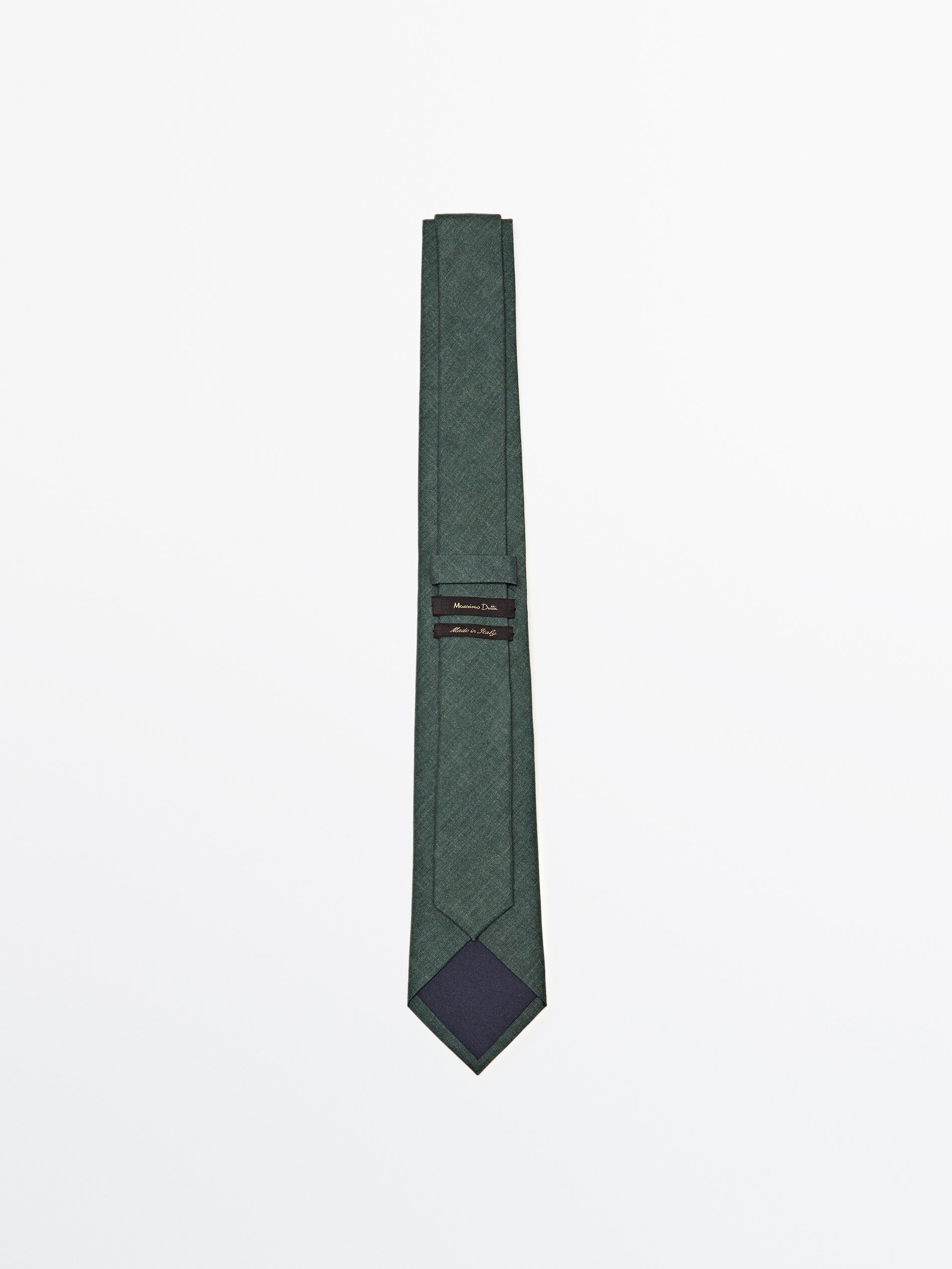 Fio falso Corbata 100% seda - VERDE