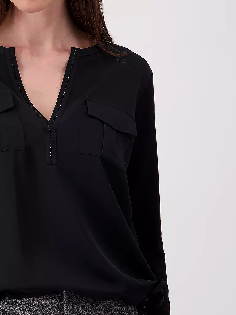 MONARI Blusenshirt schwarz