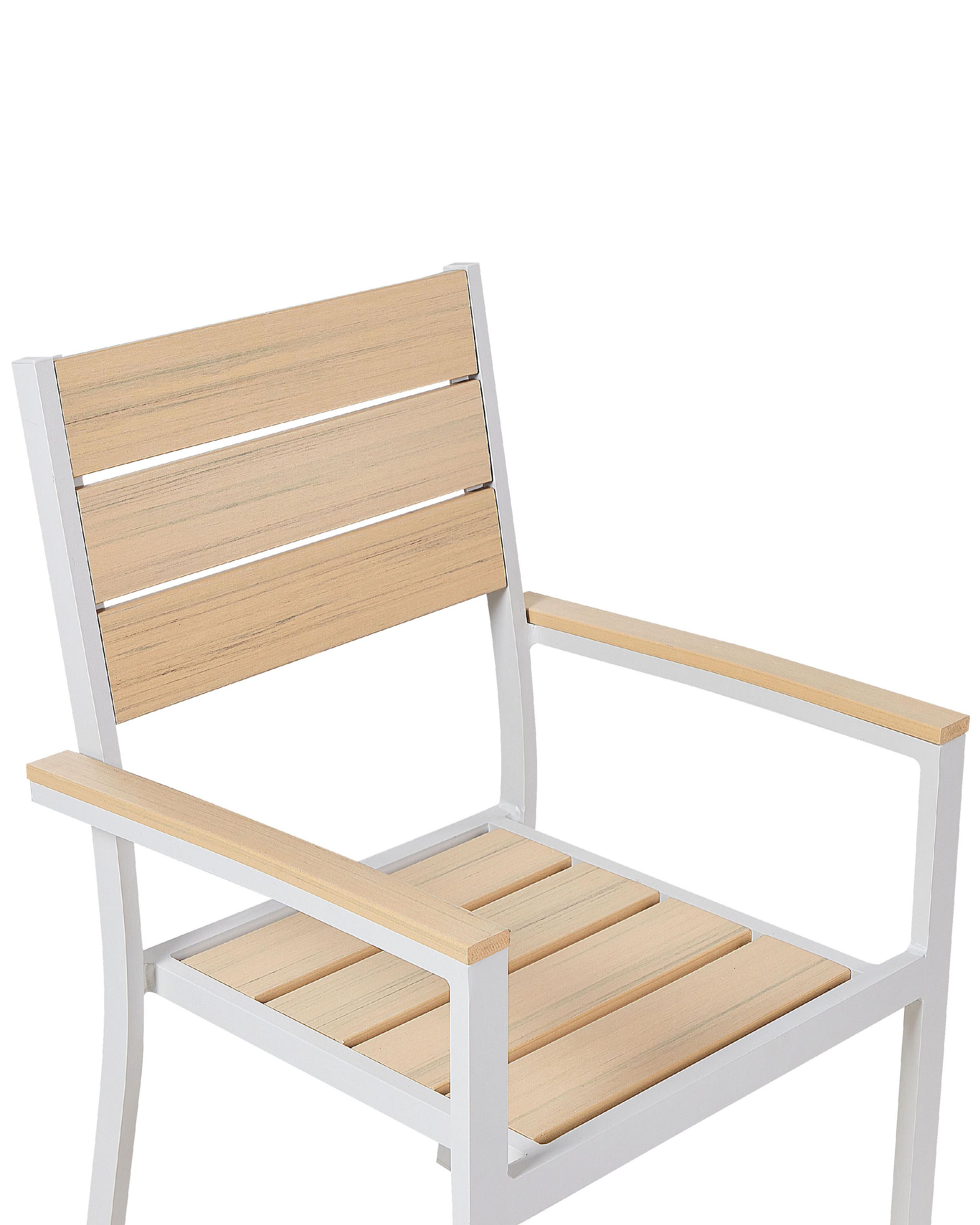 Set van 4 tuinstoelen PRATO Beige