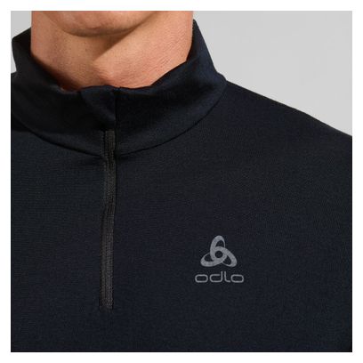 Base Layer Odlo 1/2 Zip Merino 200 Noir