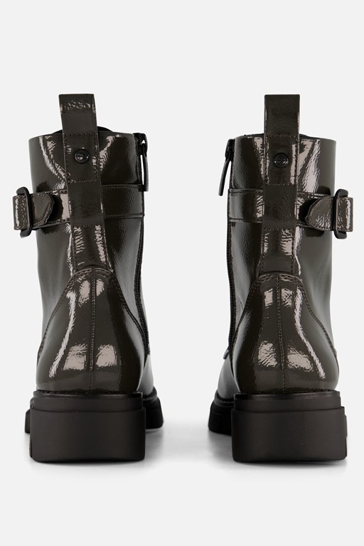Tamaris Veterboots groen Lak
