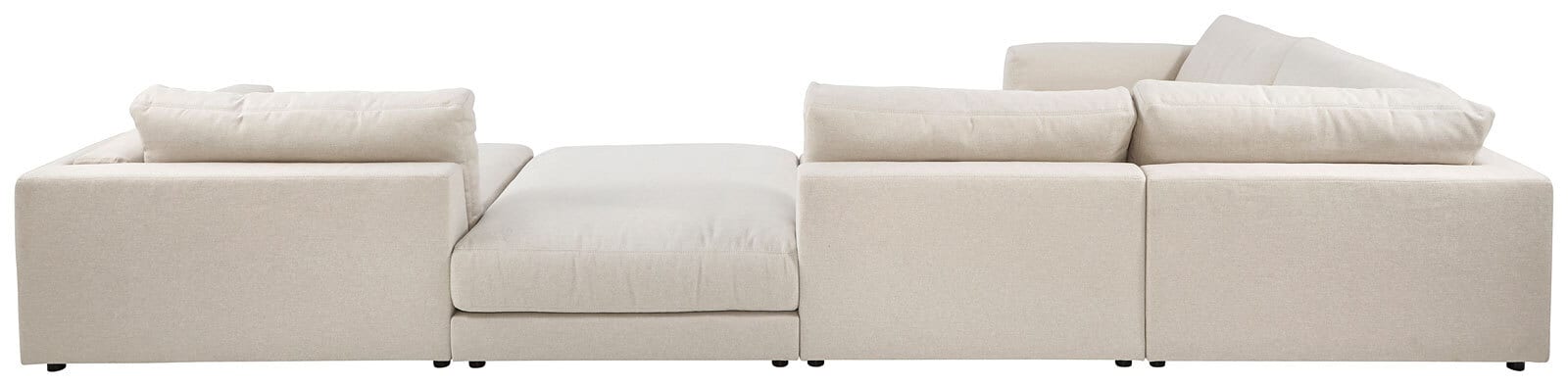 Ole Gunderson Ecksofa-Kombi LASSE VI 245 x 445 cm naturbeige