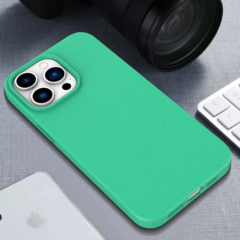 iPhone 16 Pro Bio Gummi Schutzhülle Eco Friendly Nachhaltig Kompostierbar - Schwarz