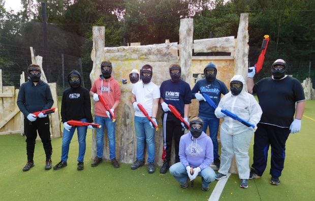 Paintball spielen am Biggesee als Geschenk