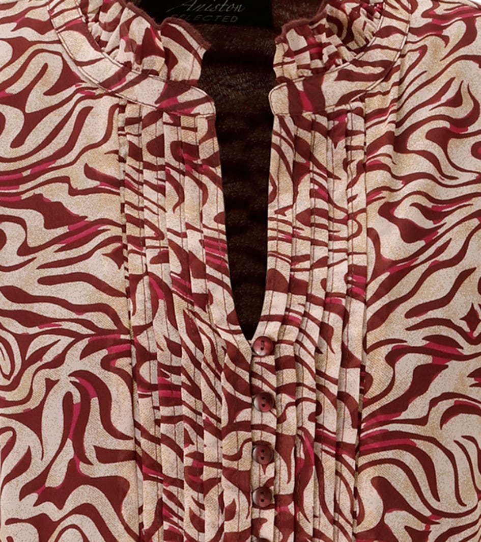 Aniston SELECTED Maxikleid mit aufwendiger und dekorativer Biesenverarbeitung - NEUE KOLLEKTION