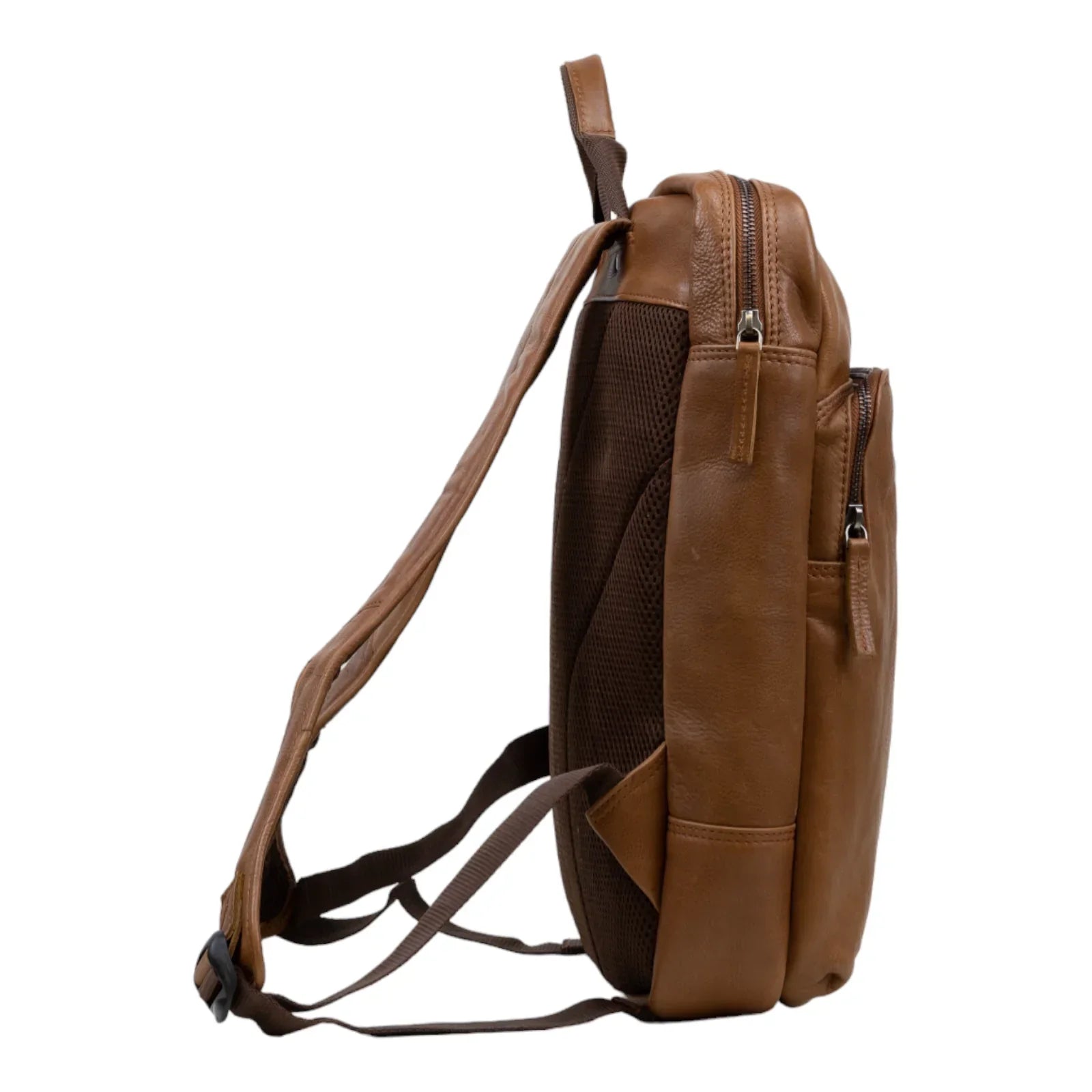 DSTRCT | State Street | leren laptop rugzak