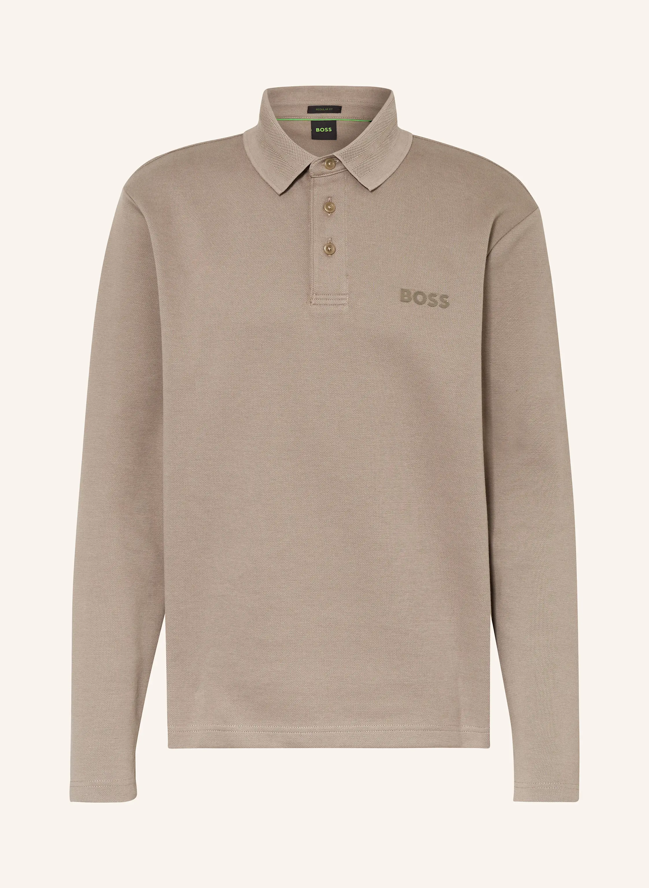 BOSS Piqué-Poloshirt PLISY MIRROR