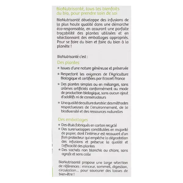 Vitavea - BioNutrisanté - Infusão de Funcho - 20 sachês