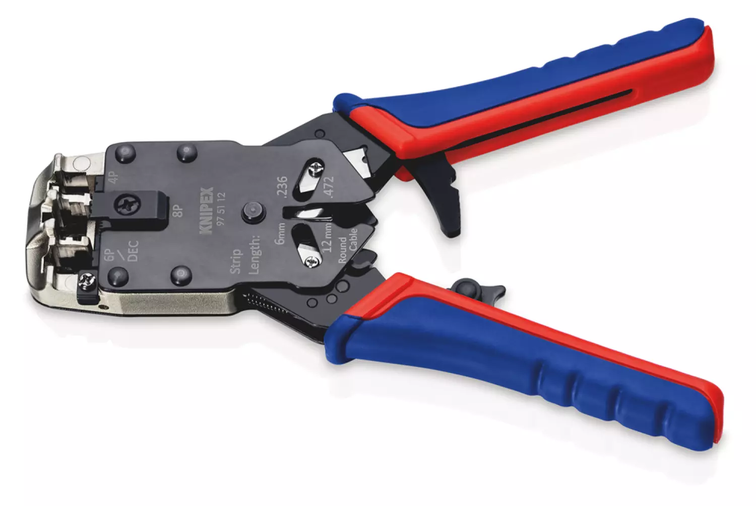 Knipex 975112 Krimptang voor Westernstekkers - 200mm