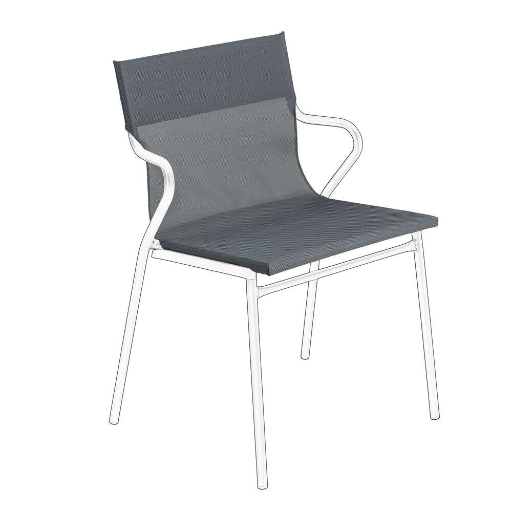 Sessel Ersatzbezug Horizon Batyline® Duo Grau Storm Grey