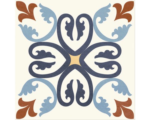 Porseleinen wand- en vloertegel Heritage taco in 76 verschillende designs 16,5 x 16,5 cm