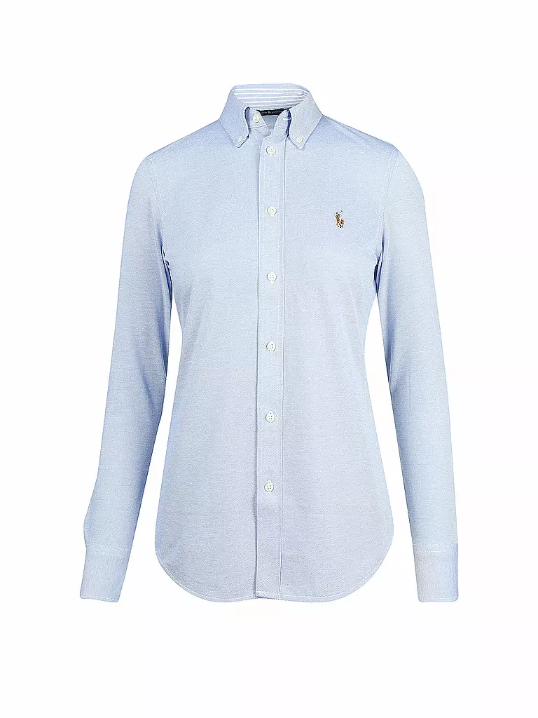 POLO RALPH LAUREN Bluse Skinny Fit HEIDI blau