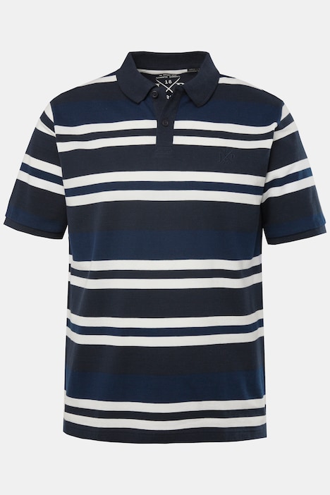 Poloshirt, Halbarm, Piqué, Ringel, bis 8 XL