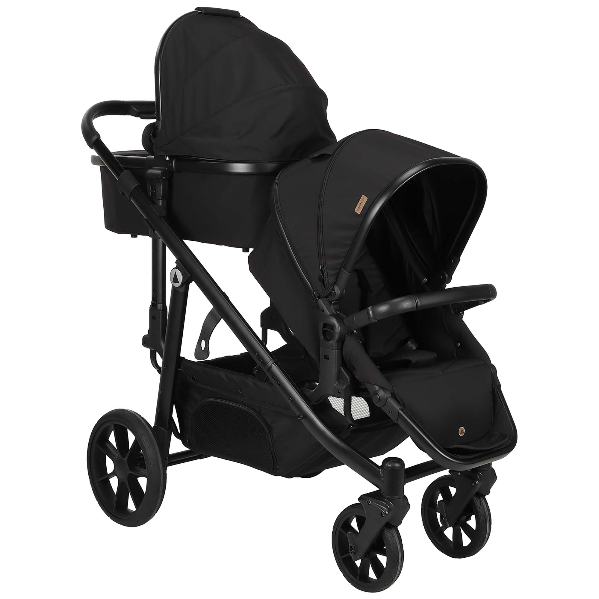 Topmark 2 Combi duowagen Black - frames met zit - Prénatal
