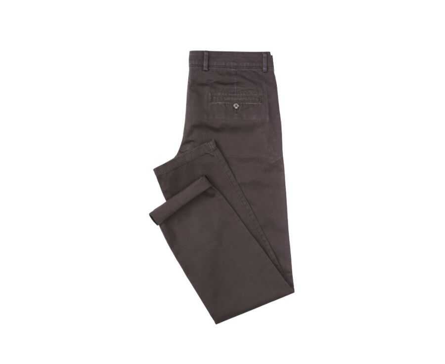 Pantalon chino homme Brun Sombre - NIGEL II