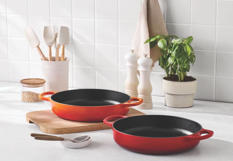 Le Creuset - Gietijzeren Hapjespan 28 Cm / 3,2 Liter - Oranjerood