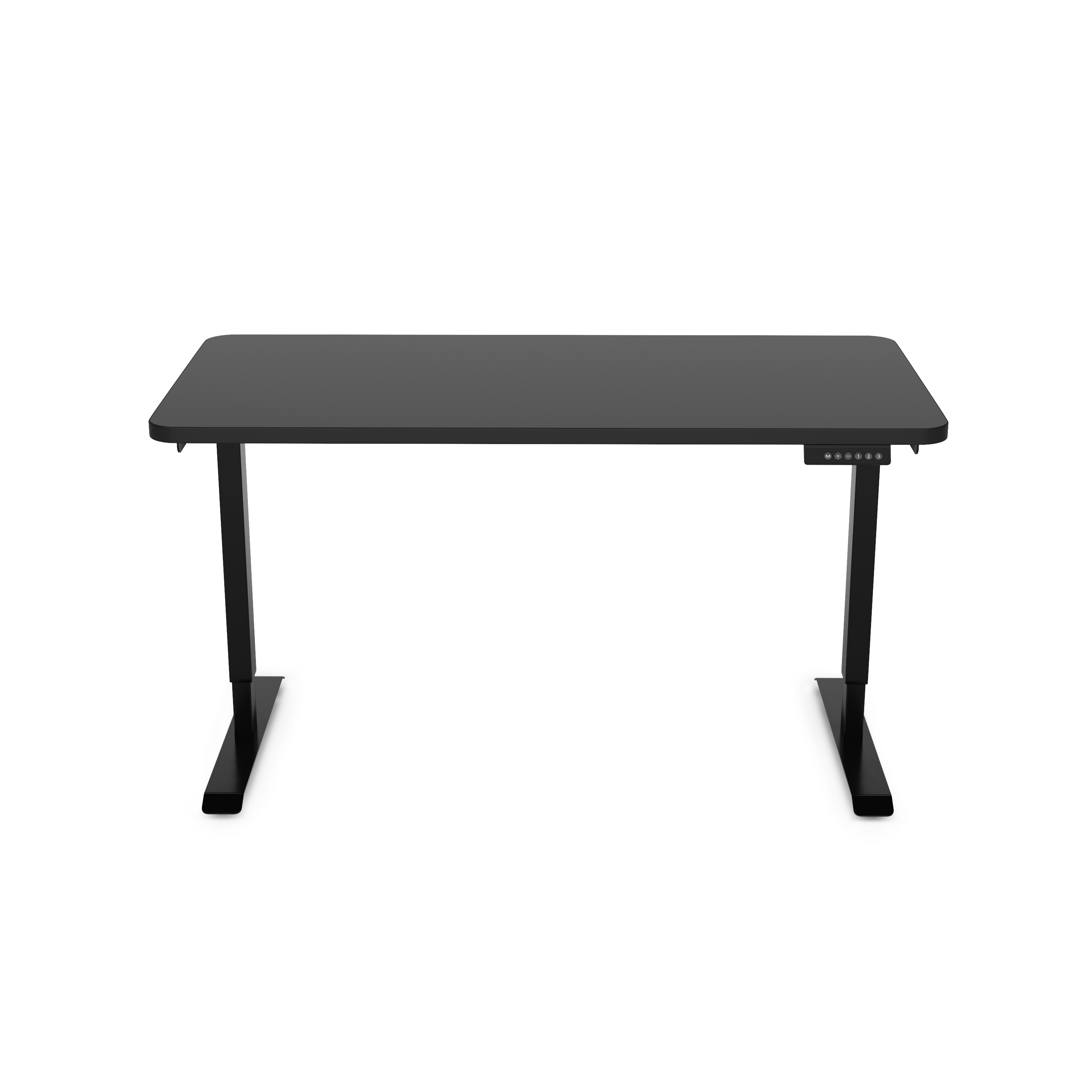 Stehpult elektrisch PREMIUM schwarz 120 x 60 cm