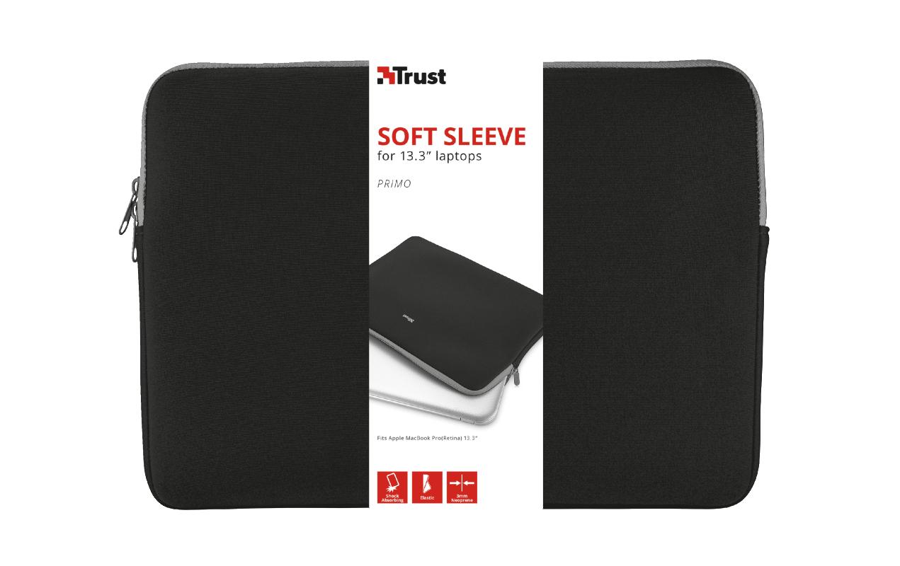 Notebook-Sleeve Primo Soft Schwarz, 13.3