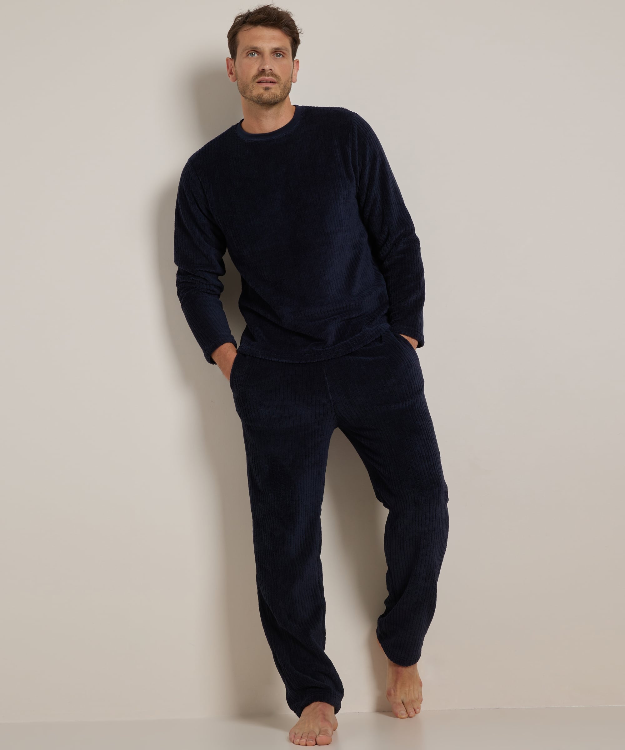 pyjama set fleece: top   broek