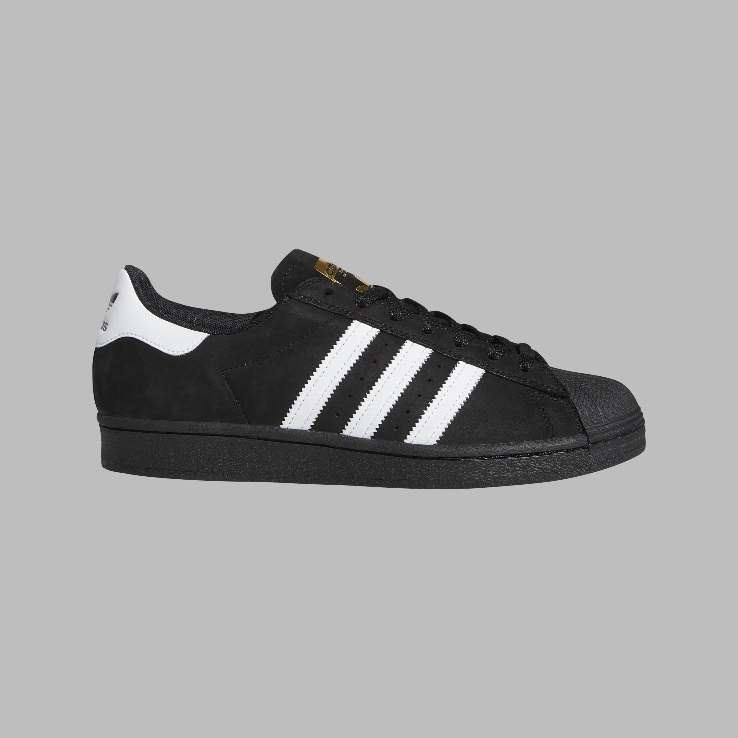 Adidas Skateboarding Superstar ADV Black White Gold Metalic 5.5 US / 38 EU