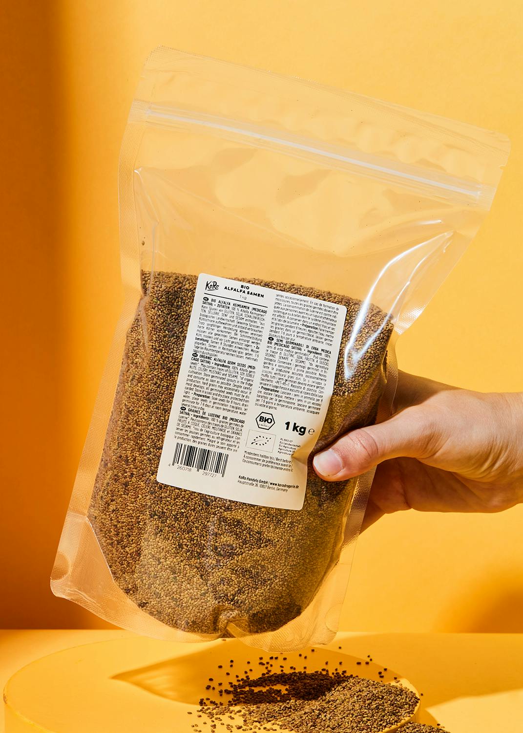 Bio Alfalfa Samen 1 kg