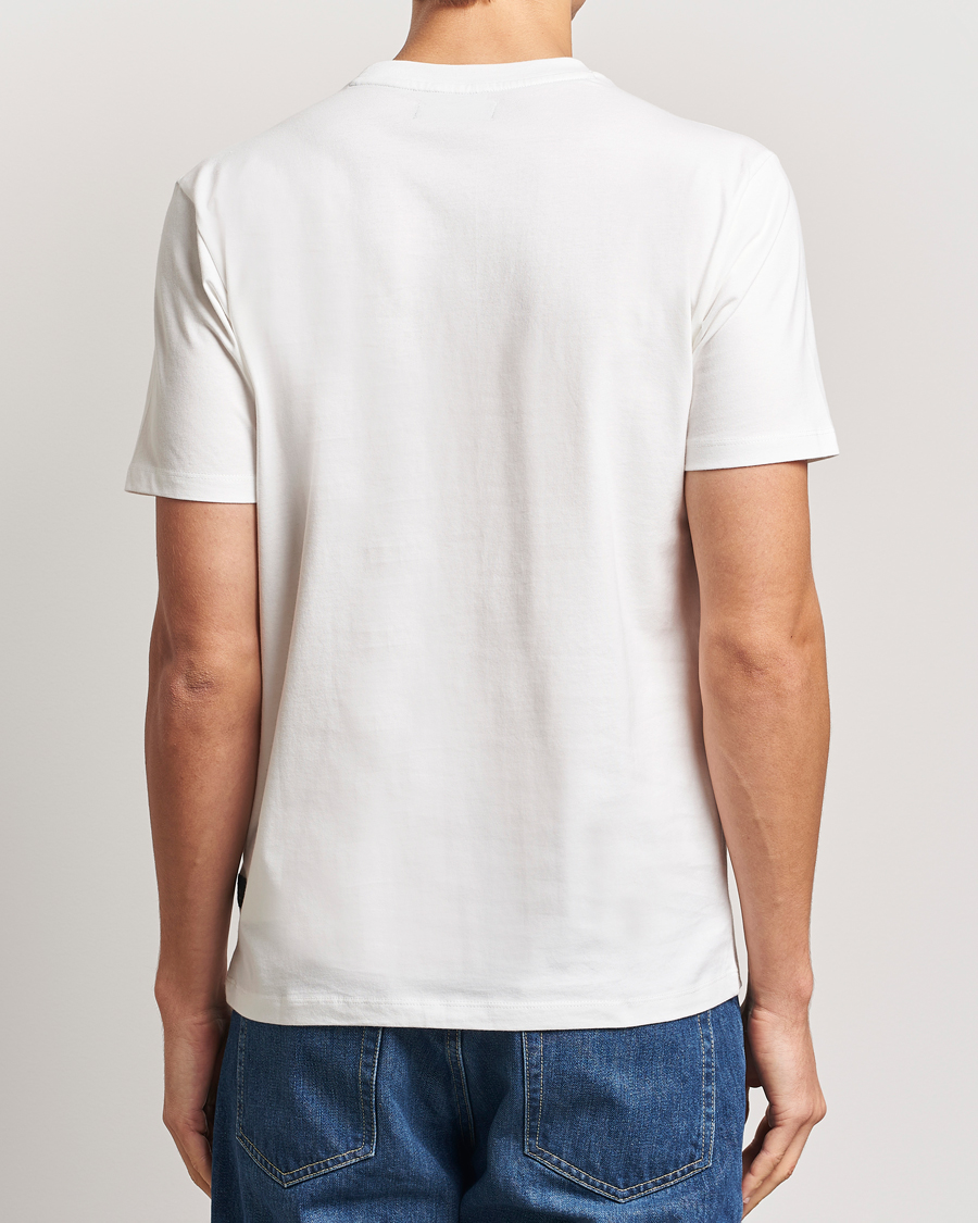 Replay Tonal Logo Crew Neck T-Shirt Off White