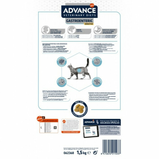 Croquettes chats Advance Veterinary Diets Gastroenteric Sensitive