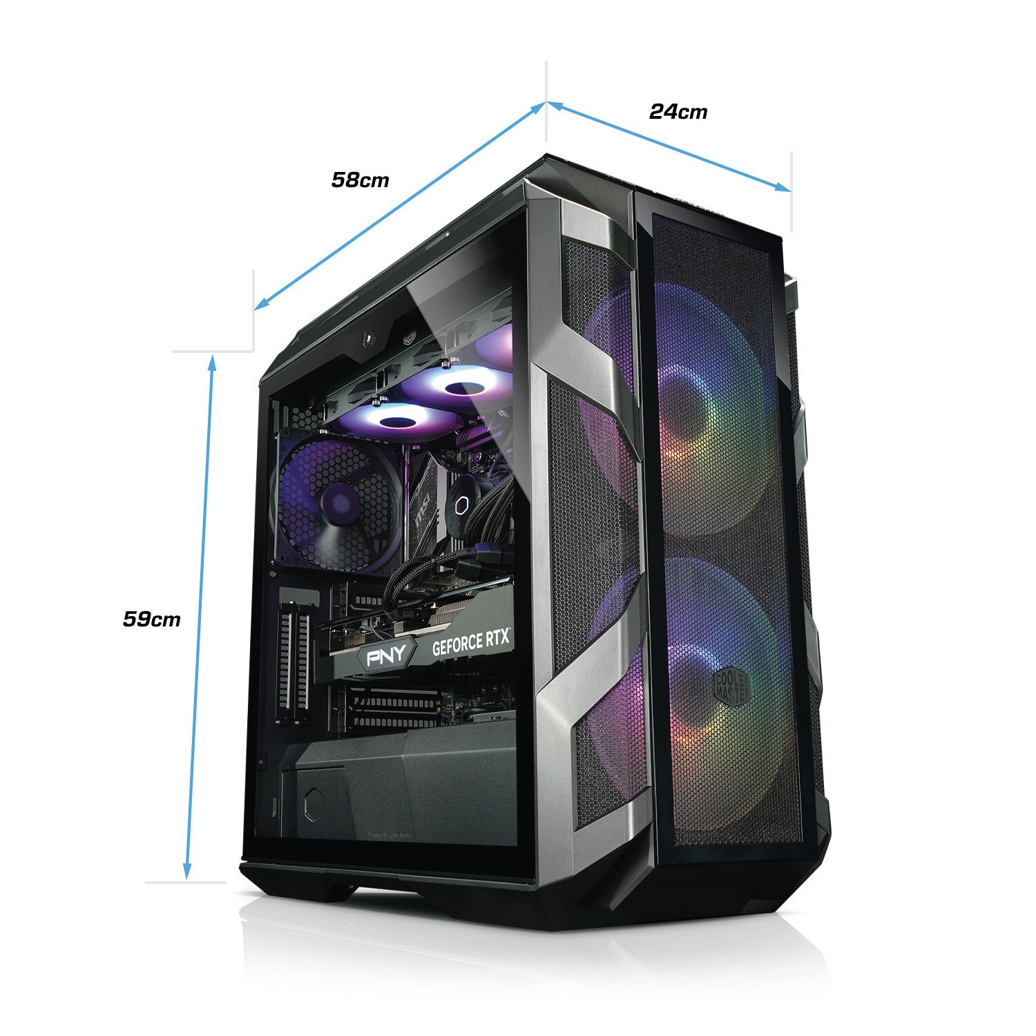 Gaming PC Colossus 14 Intel Core i9-14900KF, 64GB DDR5, NVIDIA RTX 4090 24 GB, 4TB SSD, Windows 11