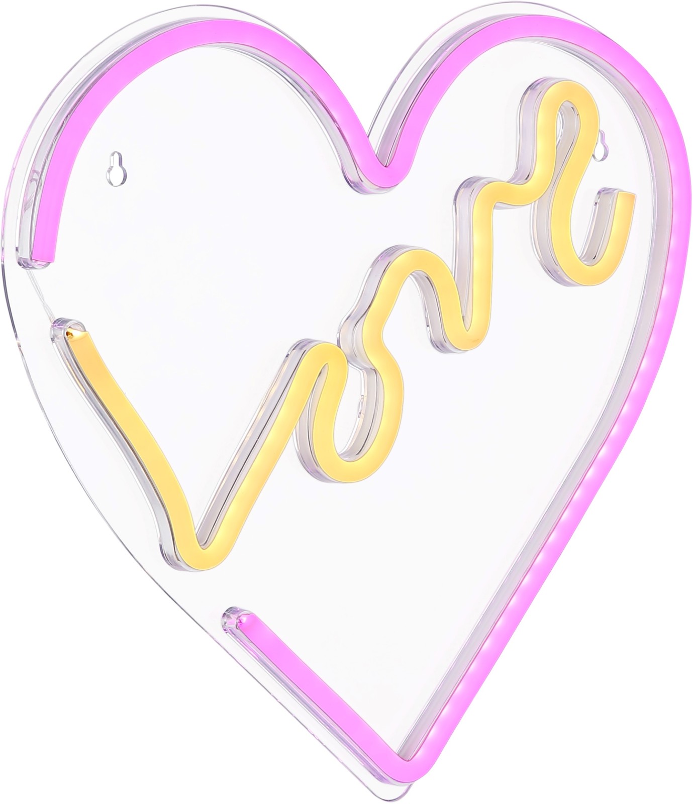 Dekoleuchte LOVE - weiß - USB-Anschluss