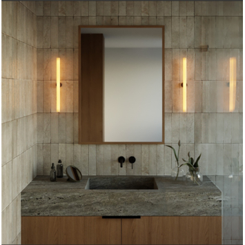 Wand- of plafondlamphouder met S14d-fitting - Waterdicht IP44