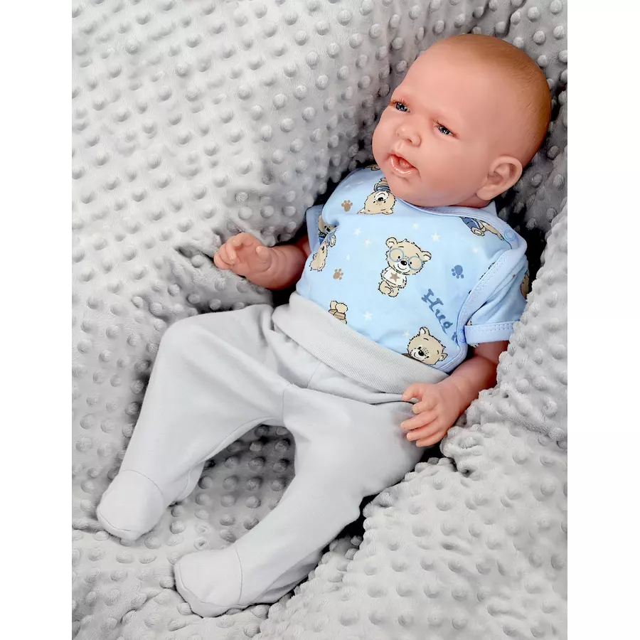 TupTam Baby Jungen Kurzarm Wickelbody 5er Set mintweiß